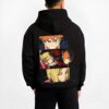 HAIKYCHM B.black hoodie male back view - Haikyuu UK Shop