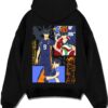 HAIKYCLB A.black hoodie flat back design - Haikyuu UK Shop