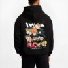 HAIKYSPK B.black hoodie male back view - Haikyuu UK Shop