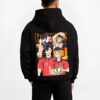 HAIKYSQD B.black hoodie male back view - Haikyuu UK Shop